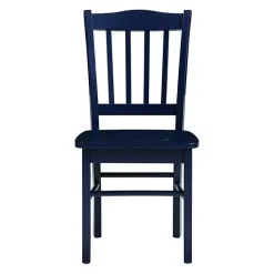 Kirklands Home Navy Wood Shaker Dining Chairs, Set of 2 Blue Online