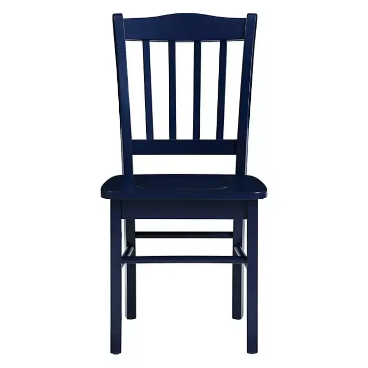 Kirklands Home Navy Wood Shaker Dining Chairs, Set of 2 Blue Online