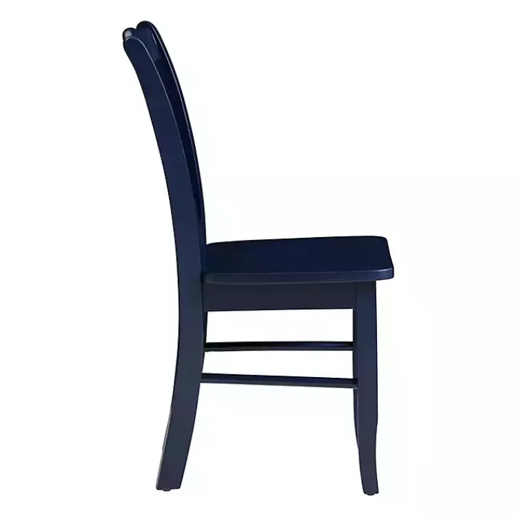 Kirklands Home Navy Wood Shaker Dining Chairs, Set of 2 Blue Online