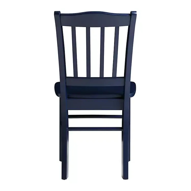 Kirklands Home Navy Wood Shaker Dining Chairs, Set of 2 Blue Online