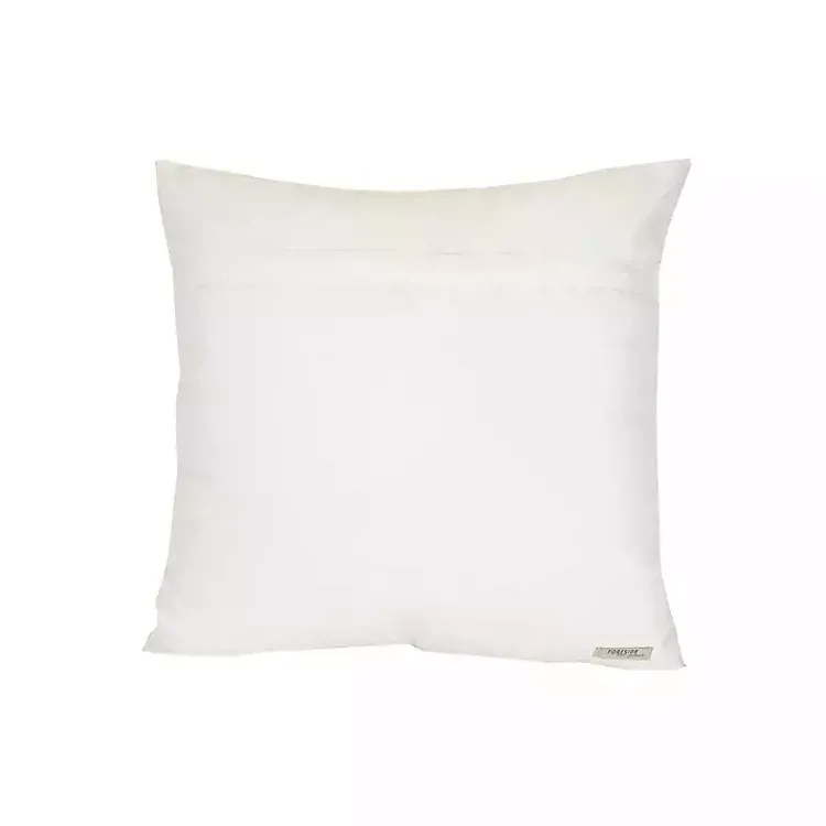 Pillows>Kirklands Home Navy Woven Geo Stripe Indoor/Outdoor Pillow Blue