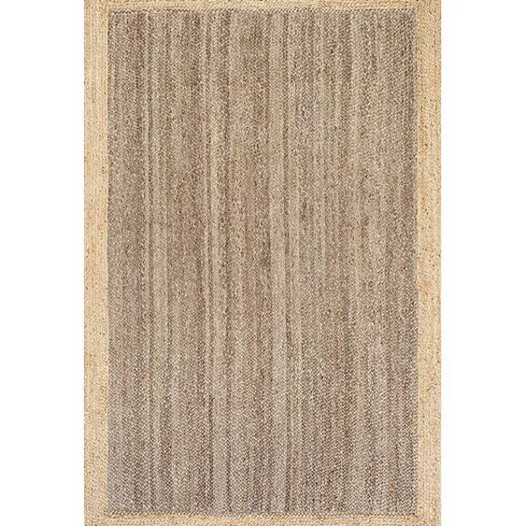 Kirklands Home Neely Jute Hand Woven Area Rug, 8x10 Tan