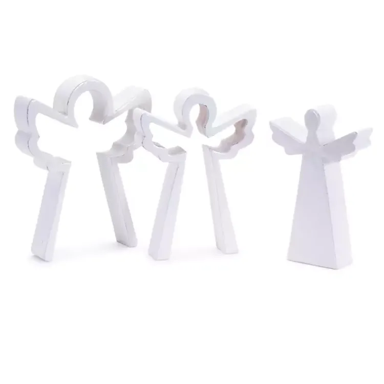 Christmas Decorations>Kirklands Home Nesting Angel Decorations, Set of 2 White