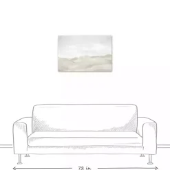 Kirklands Home Neutral Abstract Canvas Art Print Tan Best