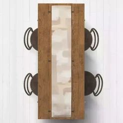 Kirklands Home Neutral Abstract Table Runner, 90 in. Tan Sale