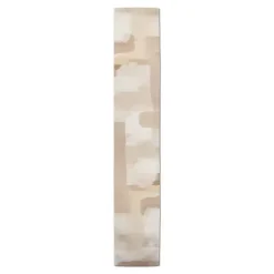 Kirklands Home Neutral Abstract Table Runner, 90 in. Tan Sale