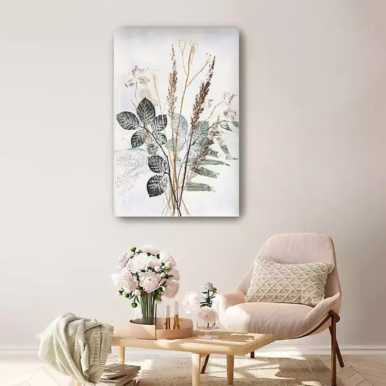 Kirklands Home Neutral Bouquet Canvas Art Print Best