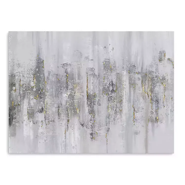 Kirklands Home Neutral Columns Canvas Art Print Gray