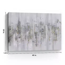 Kirklands Home Neutral Columns Canvas Art Print Gray