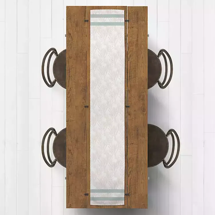 Kirklands Home Neutral Coral Stripe Table Runner, 72 in. Sale