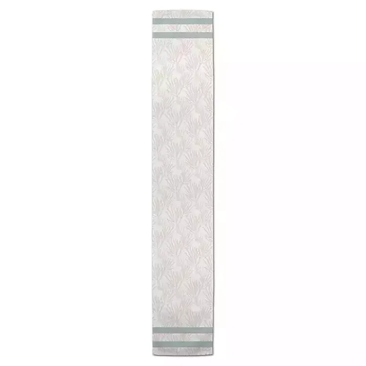 Kirklands Home Neutral Coral Stripe Table Runner, 72 in. Sale