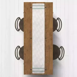 Kirklands Home Neutral Coral Stripe Table Runner, 90 in. Outlet