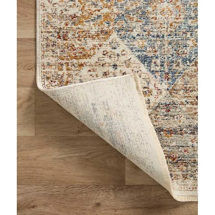 Kirklands Home Neutral Diamond Patchwork Area Rug, 7x10