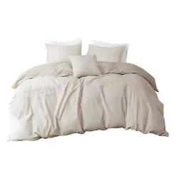 Kirklands Home Neutral Holland 5-pc. King Comforter Set Tan New