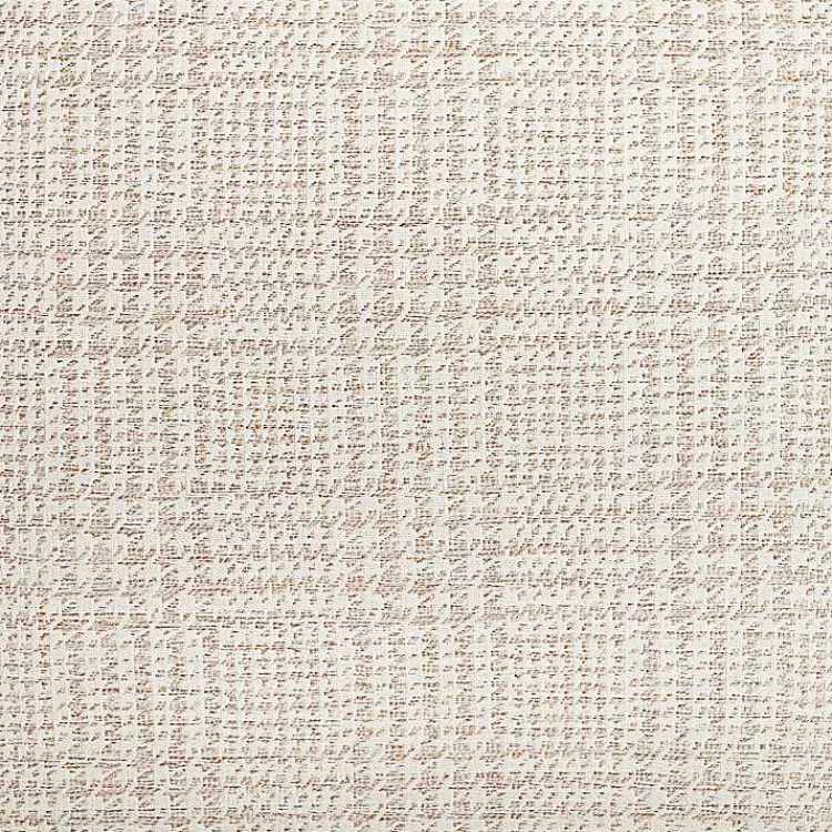 Kirklands Home Neutral Houndstooth 2-pc. Chair and Ottoman Set Tan New