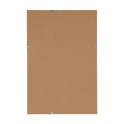 Kirklands Home Neutral Linen Beveled Wall Mirror Outlet