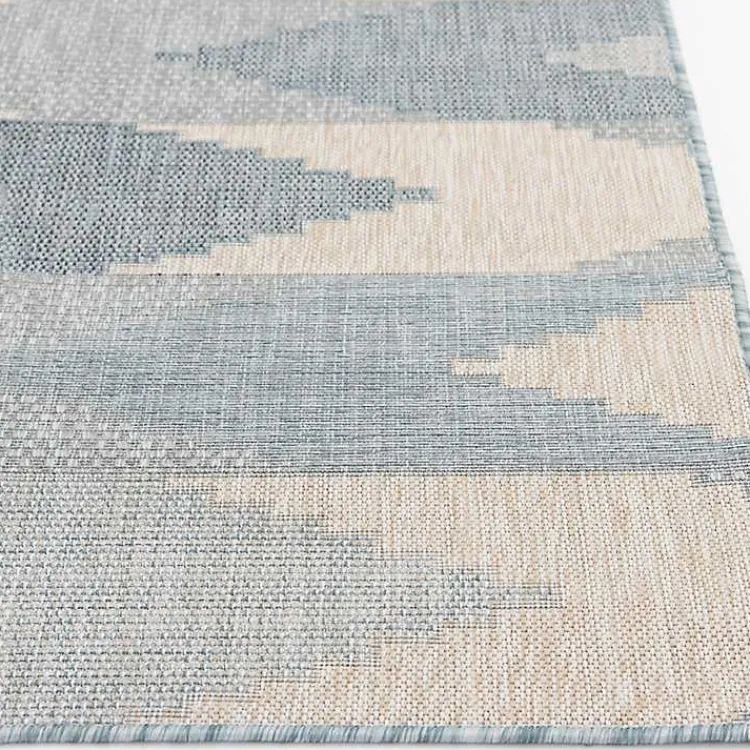 Kirklands Home Neutral Melbourne Indoor/Outdoor Area Rug, 5x7 Gray New