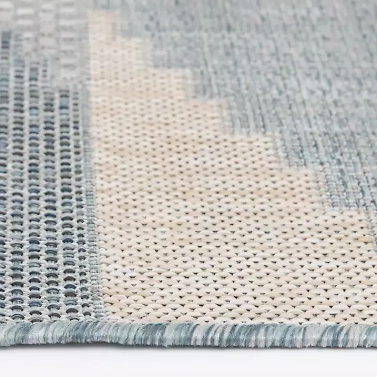 Kirklands Home Neutral Melbourne Indoor/Outdoor Area Rug, 5x7 Gray New