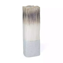 Vases>Kirklands Home Neutral Ombre Ceramic Vase, 16 in.