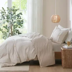 Kirklands Home Neutral Oversized 3-pc. Queen Duvet Cover Set Tan Sale