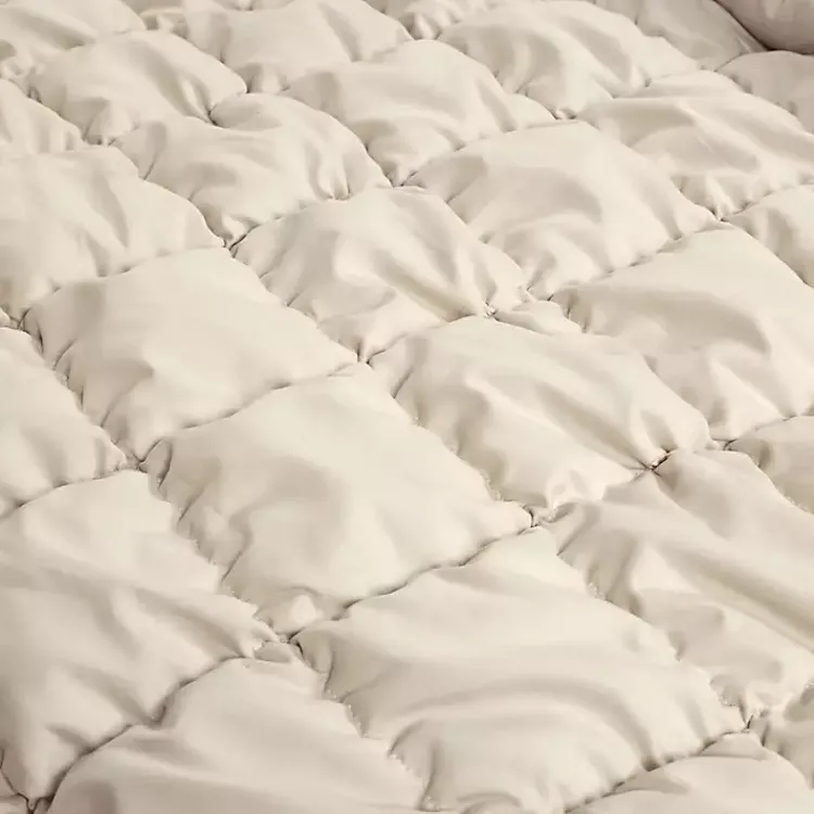 Kirklands Home Neutral Puff 3-pc. Full/Queen Comforter Set Tan