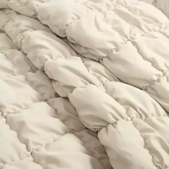Kirklands Home Neutral Puff 3-pc. Full/Queen Comforter Set Tan