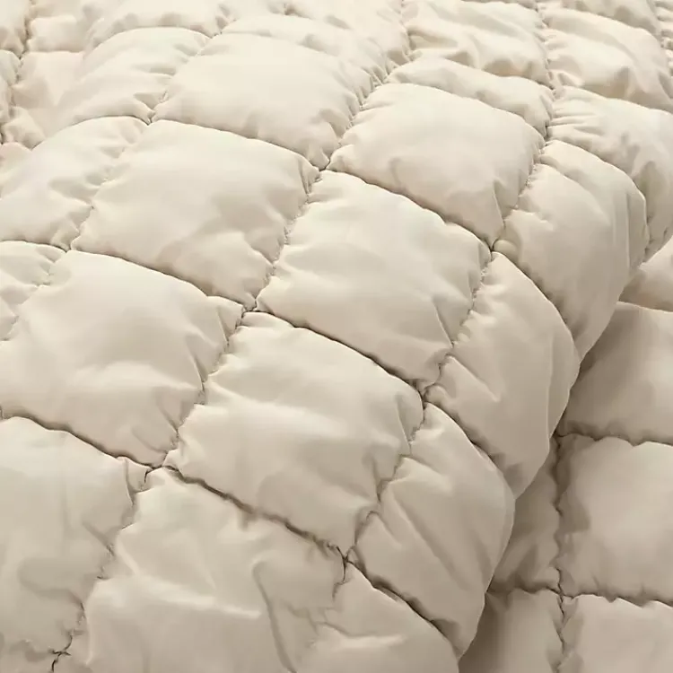Kirklands Home Neutral Puff 3-pc. Full/Queen Comforter Set Tan