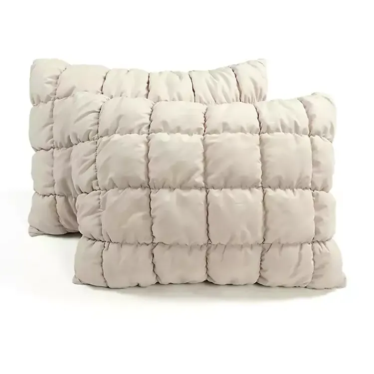 Kirklands Home Neutral Puff 3-pc. Full/Queen Comforter Set Tan