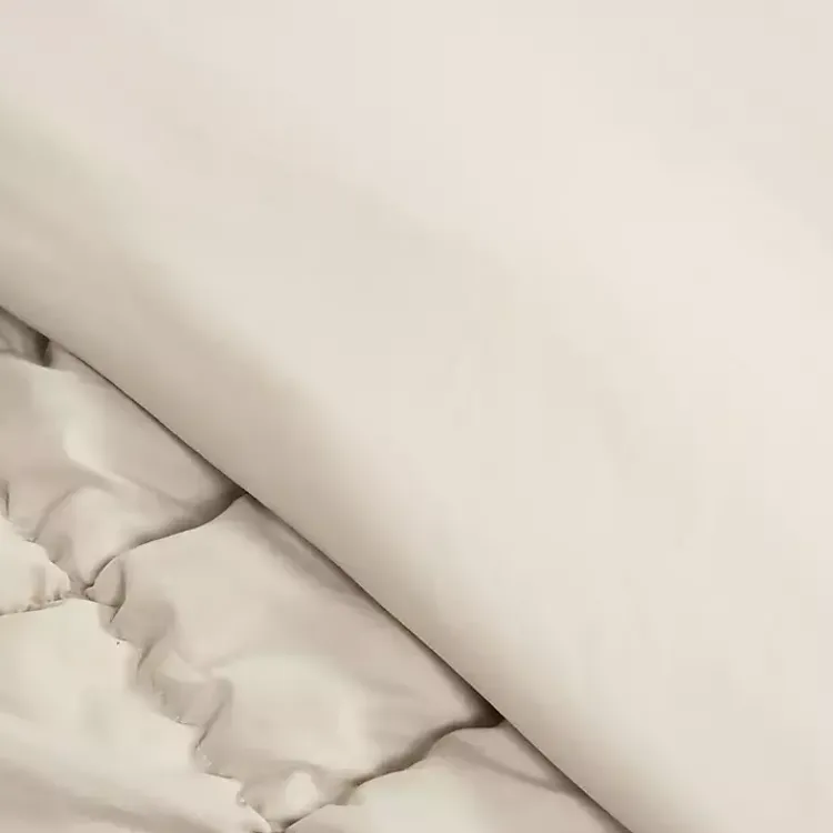 Kirklands Home Neutral Puff 3-pc. Full/Queen Comforter Set Tan