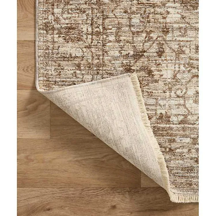 Kirklands Home Neutral Sorrento Medallion Area Rug, 6x9 Tan Online