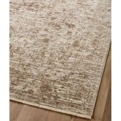 Kirklands Home Neutral Sorrento Medallion Area Rug, 7x10 Tan Clearance