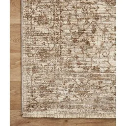 Kirklands Home Neutral Sorrento Medallion Area Rug, 7x10 Tan Clearance