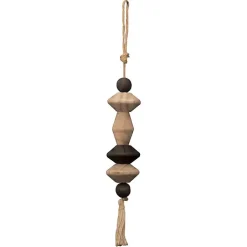 Decorative Accents>Kirklands Home Neutral Southwest Wood Bead Tassel