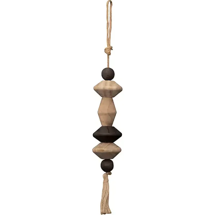 Decorative Accents>Kirklands Home Neutral Southwest Wood Bead Tassel