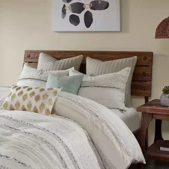 Kirklands Home Neutral Stripe King 3-pc. Comforter Set Discount