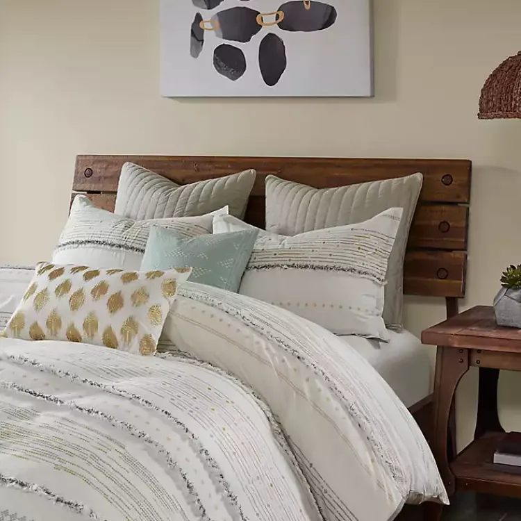 Kirklands Home Neutral Stripe King 3-pc. Comforter Set Discount