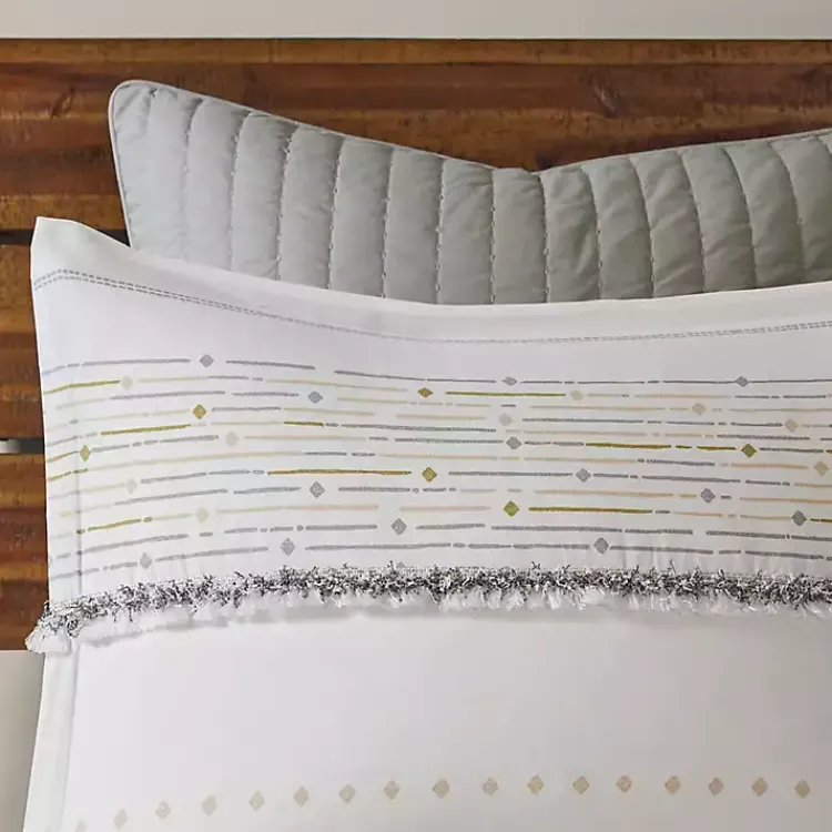 Kirklands Home Neutral Stripe King 3-pc. Comforter Set Discount