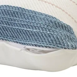 Kirklands Home Neutral Striped Outdoor Pillow Clearance