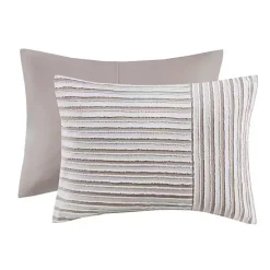 Kirklands Home Neutral Striped 5-pc. King Comforter Set