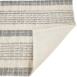 Kirklands Home Neutral Striped Woven Placemats, Set of 4 New