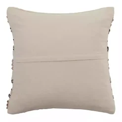 Pillows>Kirklands Home Neutral Striped Woven Square Throw Pillow Tan