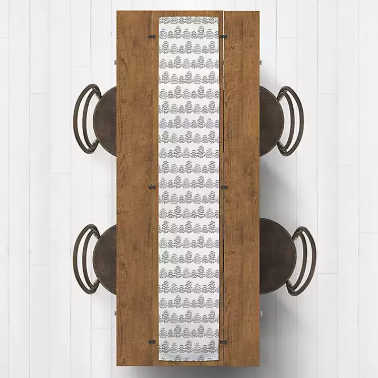 Christmas Dining & Entertaining>Kirklands Home Neutral Tree Patterned Table Runner, 72 in.