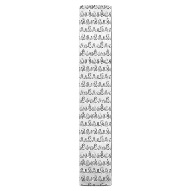 Christmas Dining & Entertaining>Kirklands Home Neutral Tree Patterned Table Runner, 90 in.
