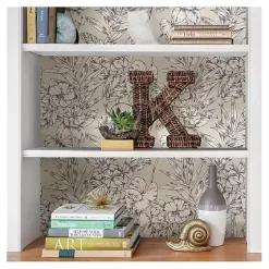 Kirklands Home Neutral Tropic Floral Peel & Stick Wallpaper Outlet