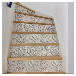 Kirklands Home Neutral Tropic Floral Peel & Stick Wallpaper Outlet