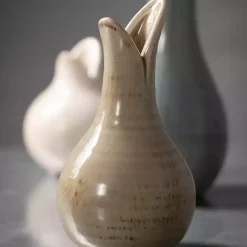 Vases>Kirklands Home Neutral Tulip Bulb Vases, Set of 3