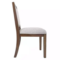Kirklands Home Neutral Upholstered Wood Frame Chairs, Set of 2 Multi Discount