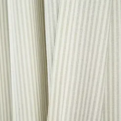 Kirklands Home Neutral Vintage Stripe Curtain Panel Set, 95 in. New