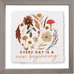 Fall>Kirklands Home New Beginning Fall Foliage Framed Wall Plaque