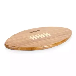 Kirklands Home New England Patriots Bamboo Football Cutting Board Tan Clearance